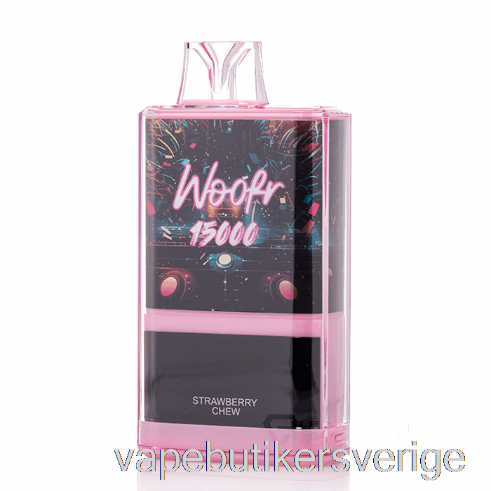 Vape Sverige Woofr 15000 Engångs Jordgubbstugg